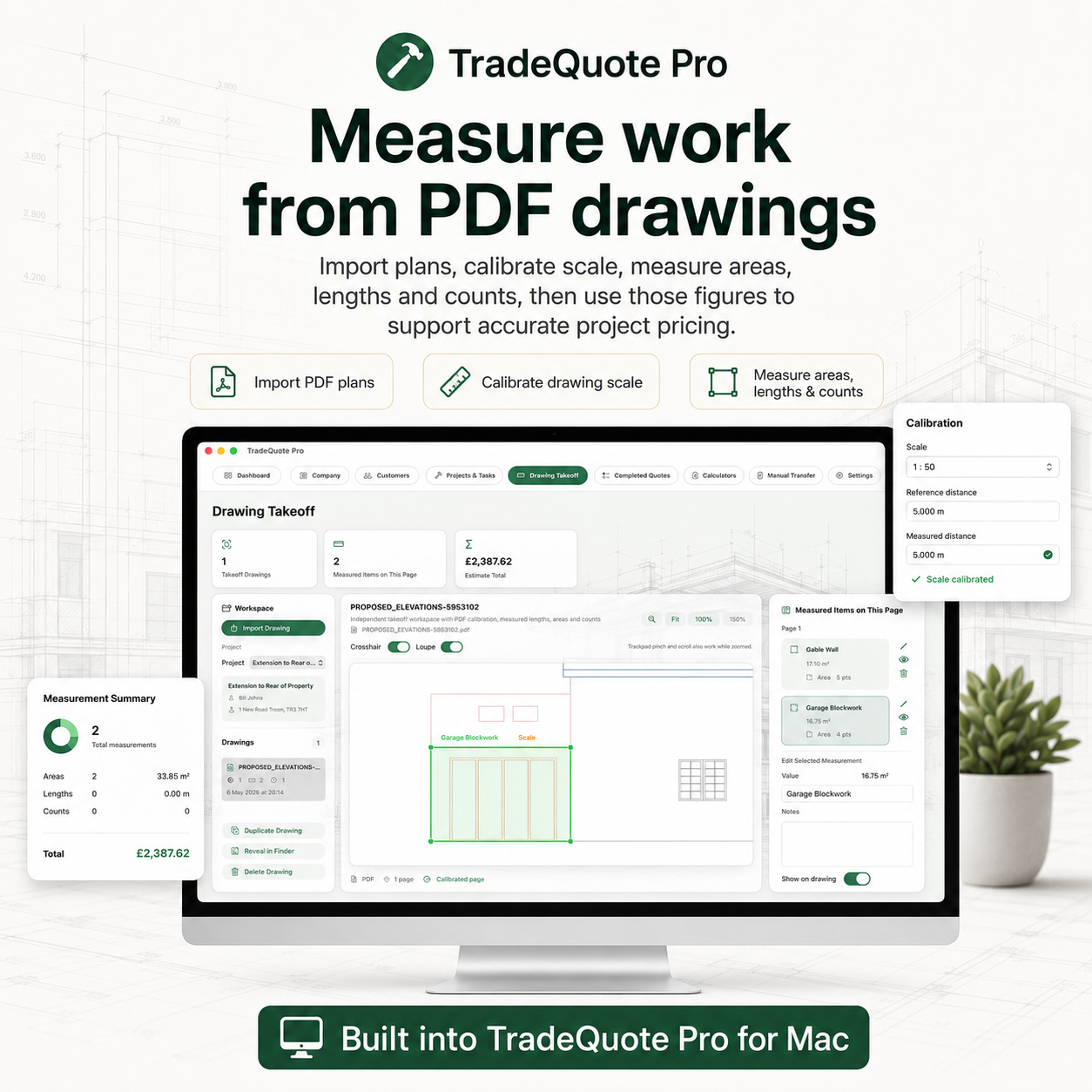 TradeQuote Pro Power User Course drawing takeoff training