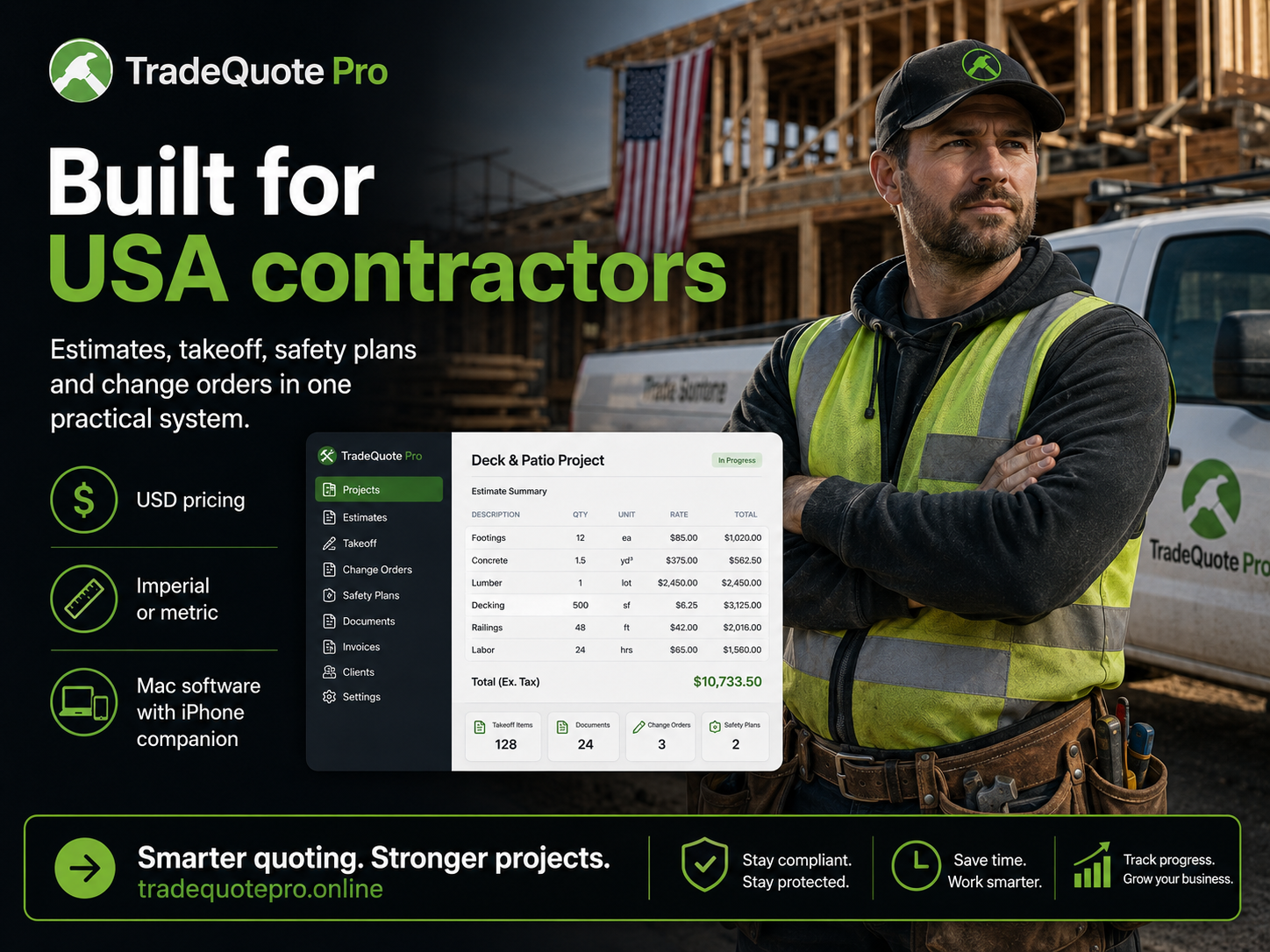 TradeQuote Pro for USA contractors